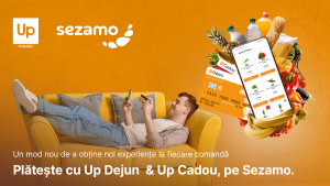 Up România și Sezamo, parteneri pentru consum responsabil: Plățile cu cardul Up Dejun și Up Cadou, acum disponibile pe platforma Sezamo.ro