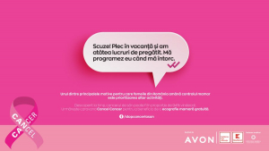 AVON și Kaufland România continuă campania #CancelCancer, îndemnând femeile să fie parte din cel mai mare manifest-social al scuzelor (ne)necesare.