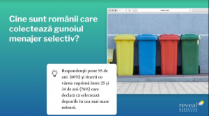 Studiu Reveal Marketing Research despre reciclare și comportamentul românilor: Românii sunt tot mai preocupați de starea mediului înconjurător.
